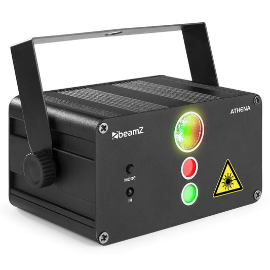 Beamz ATHENA Battery-Powered RG Gobo Laser System image