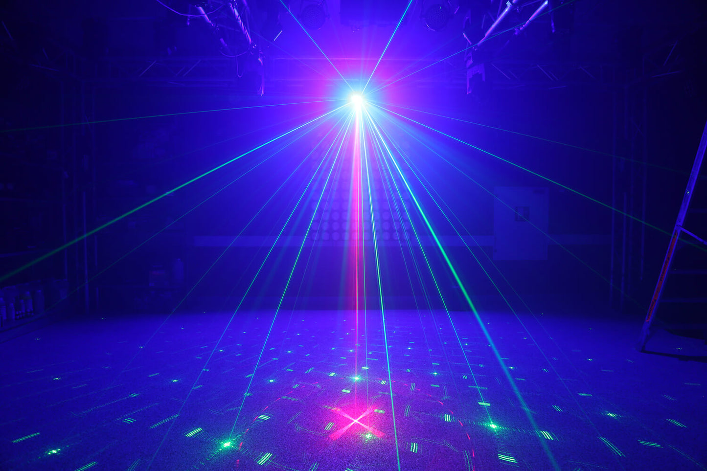 Beamz SURTUR II Double RG Gobo Laser with DMX, IRC and 3W Blue LED product image