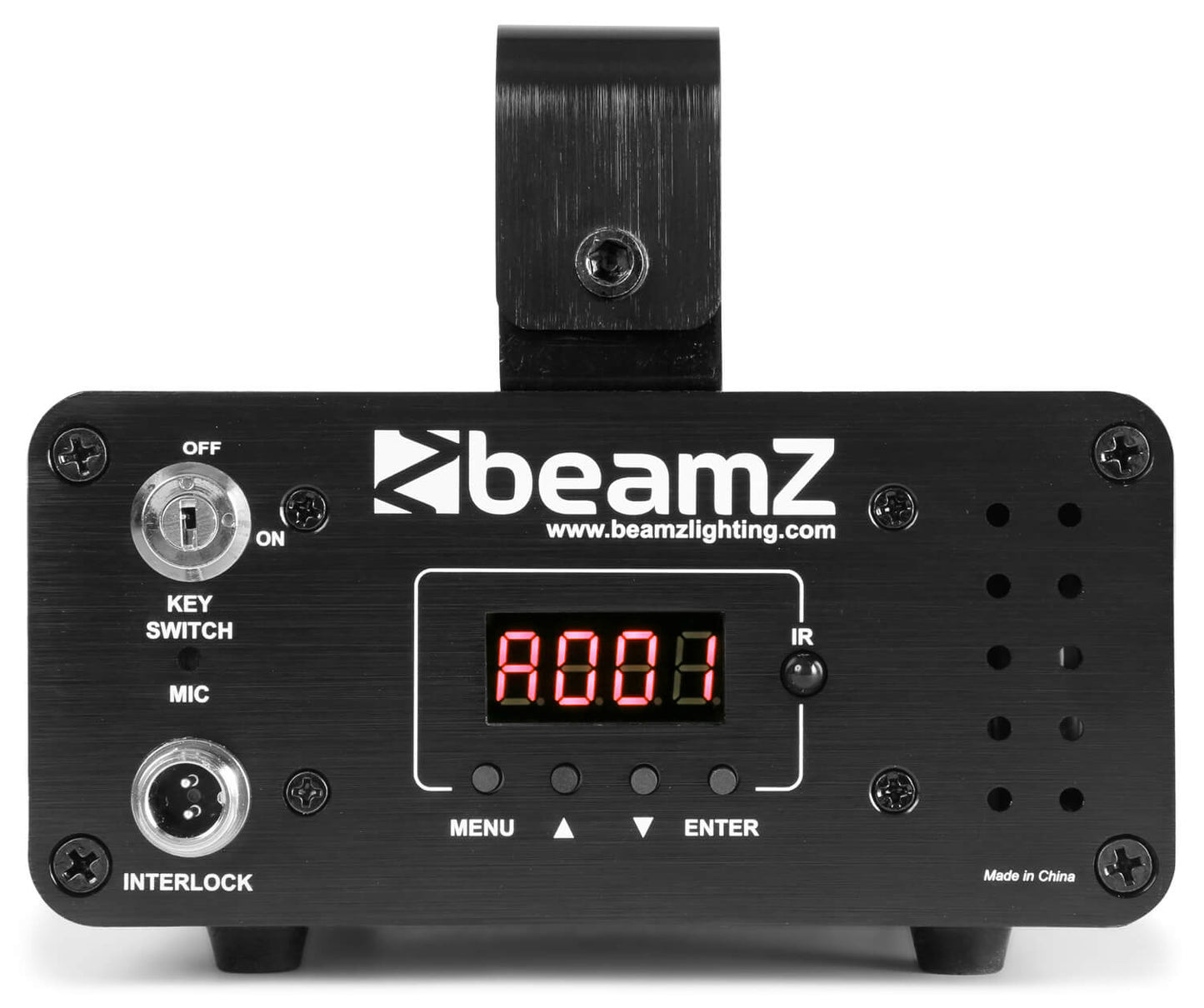 Beamz SURTUR II Double RG Gobo Laser with DMX, IRC and 3W Blue LED - Back View