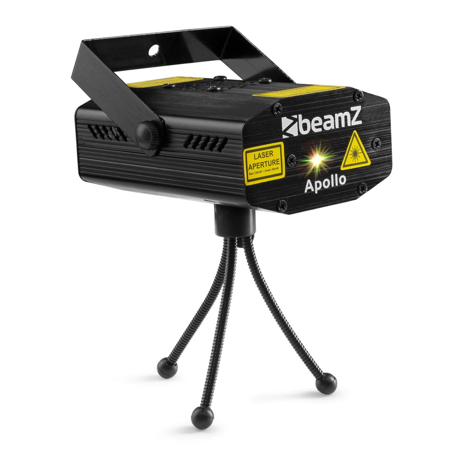 Beamz APOLLO 170mW Red/Green Multipoint Laser side view image