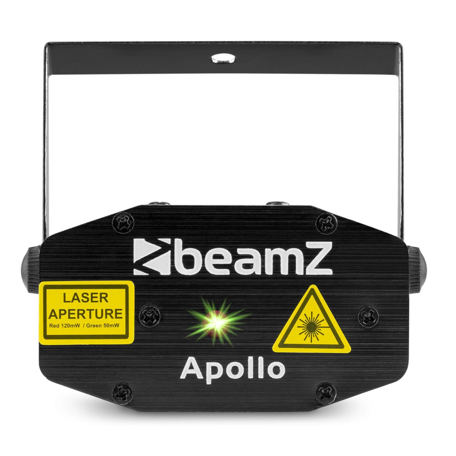 Beamz APOLLO 170mW Red/Green Multipoint Laser side view