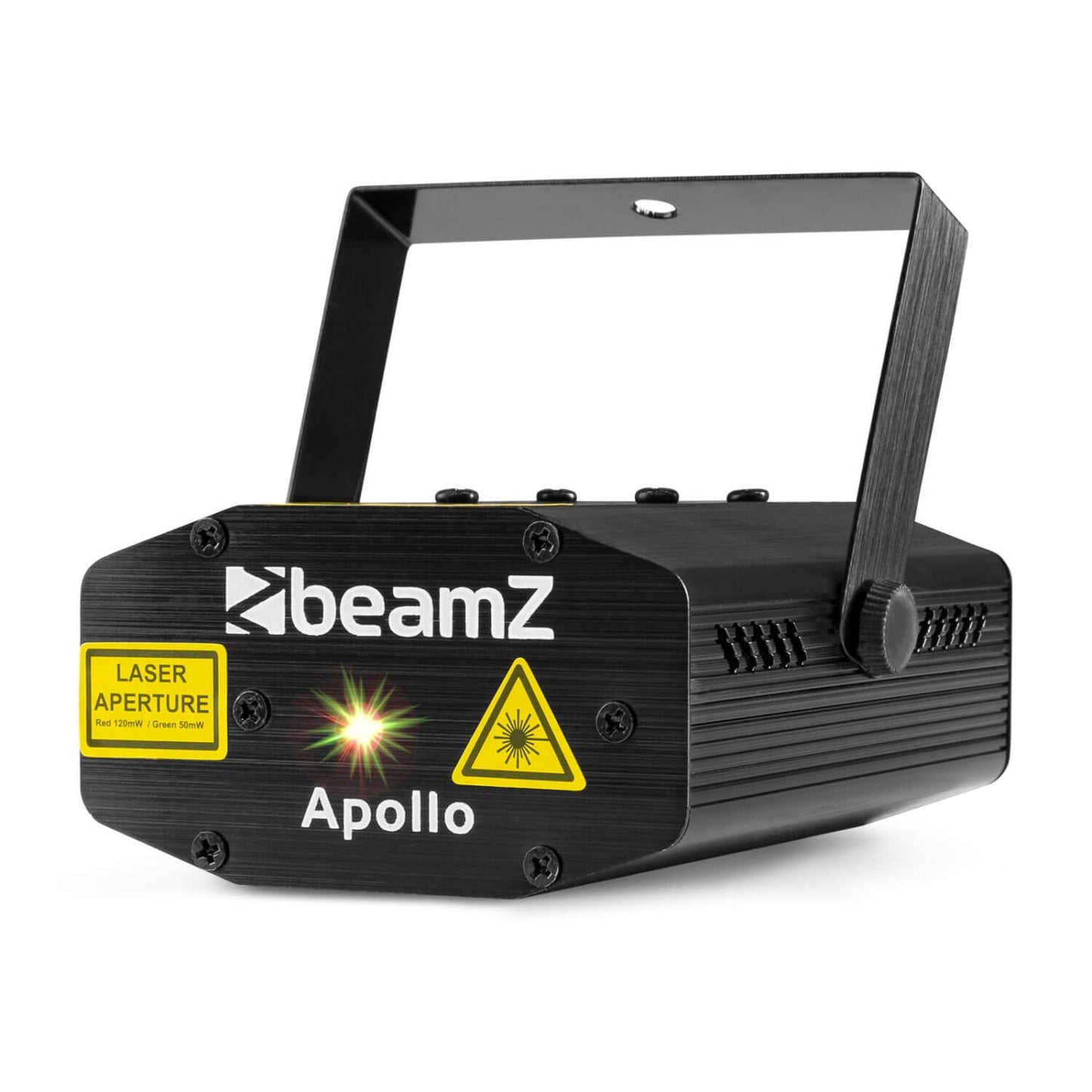 Beamz APOLLO 170mW Red/Green Multipoint Laser side view image