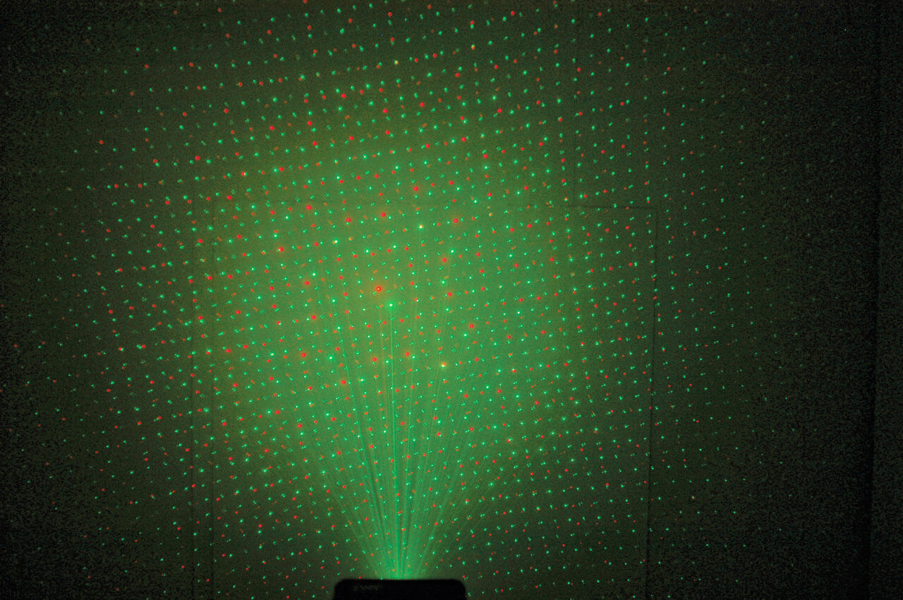 Beamz APOLLO 170mW Red/Green Multipoint Laser - Laser lighting effects