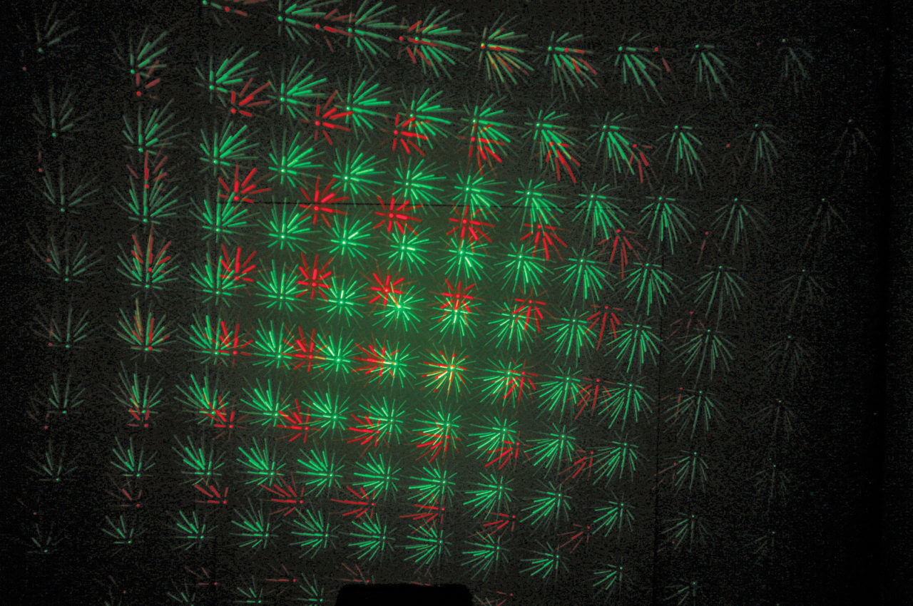 Beamz APOLLO 170mW Red/Green Multipoint Laser image with laser effects