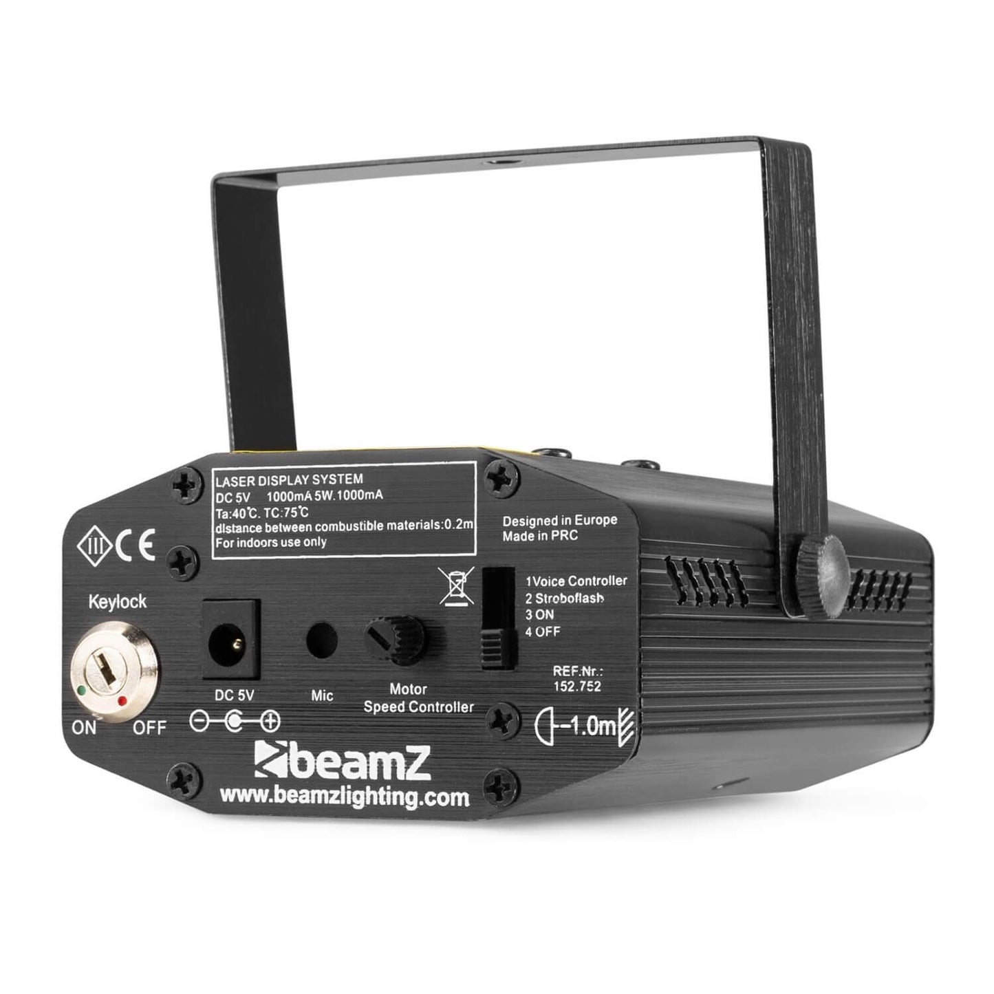 Beamz APOLLO 170mW Red/Green Multipoint Laser - image of the product