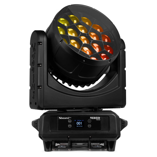 Beamz Nereid1940 LED Moving Head Zoom Light with 19x 40
