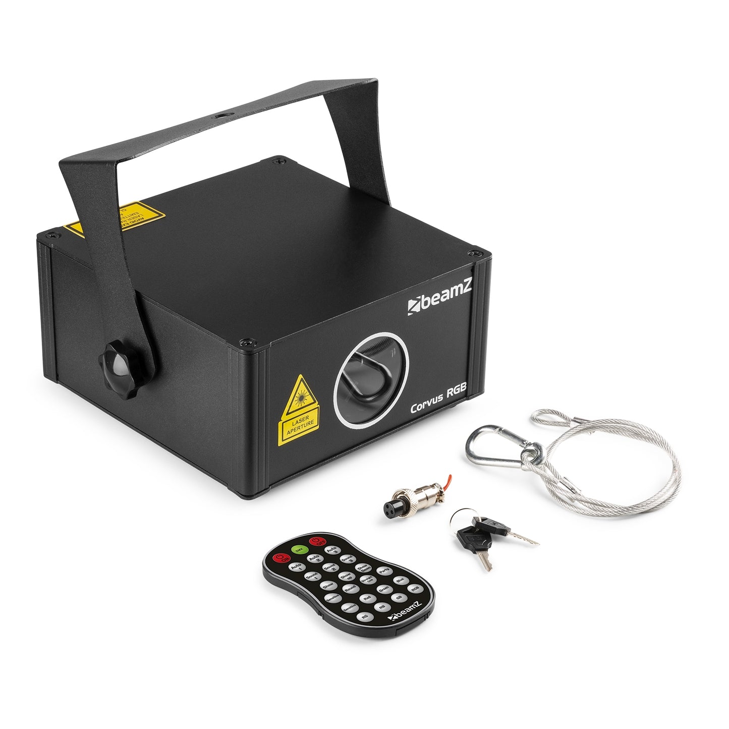 Beamz Corvus RGB Scan Laser - DMX, Sound Activated, Full Color System