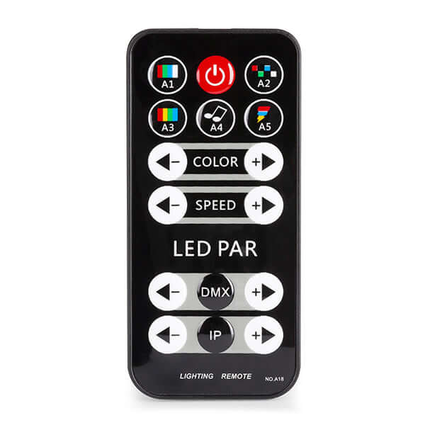 Beamz PARTYBAR11 Set with 4 COB PARs, 20W Each - Image of the product showcasing its features