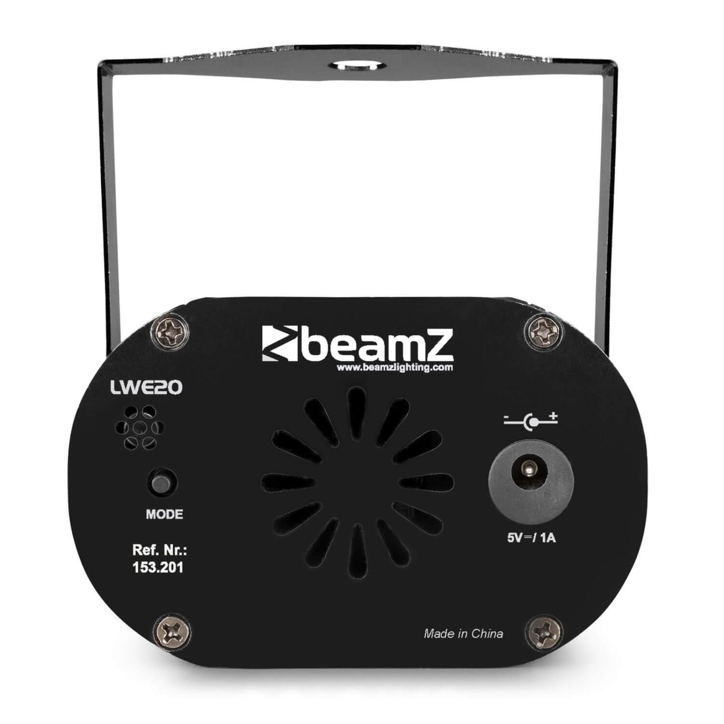 Beamz LWE20 3-in-1 RGB LED Water Wave Effect product image showcasing the lighting effect