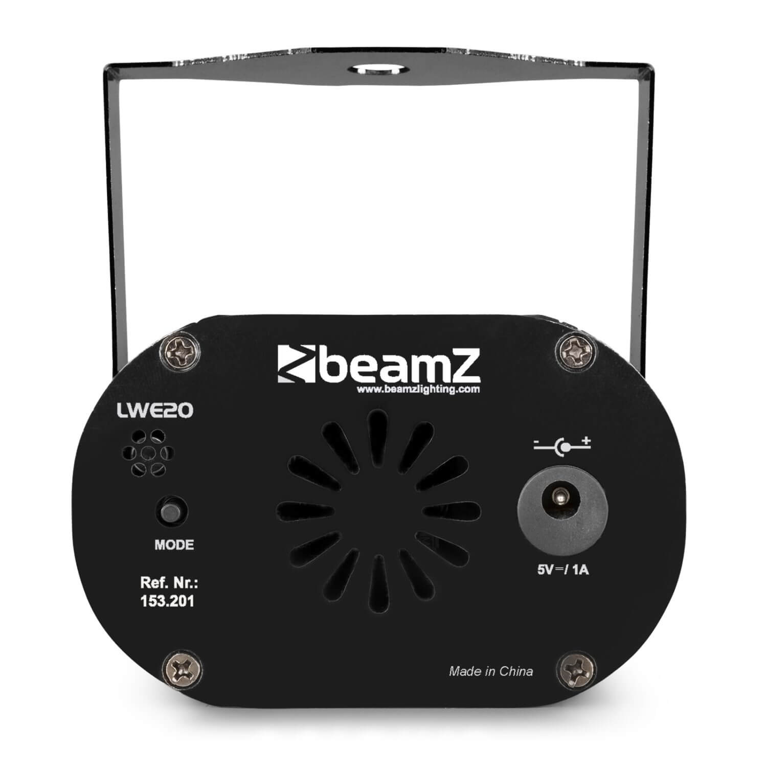 Beamz LWE20 3-in-1 RGB LED Water Wave Effect product image showcasing the lighting effect