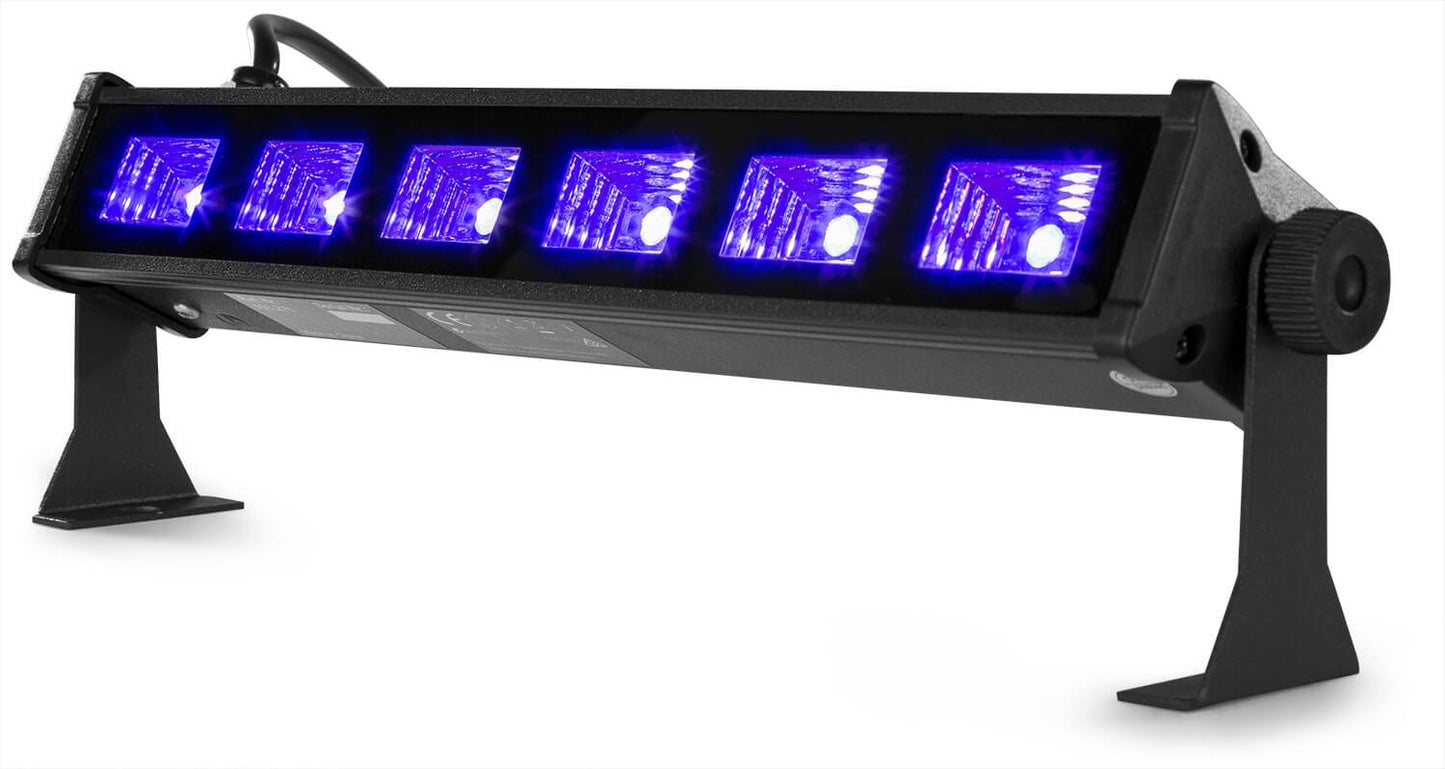 Beamz BUV63 6x3W LED UV Bar side view image