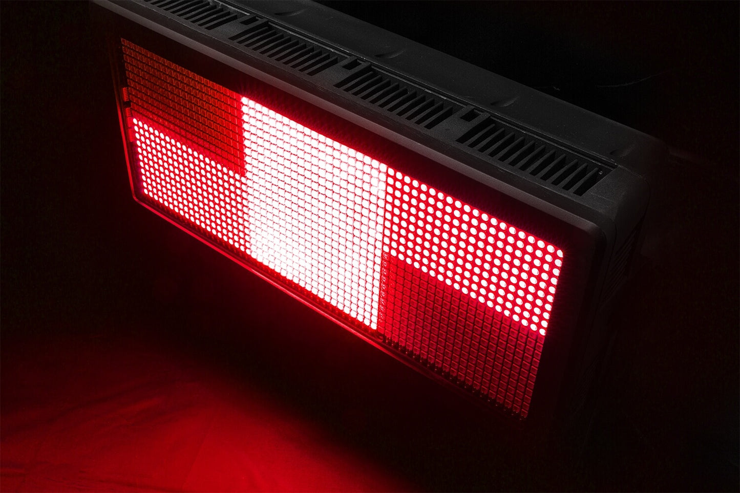 Beamz BS1500 IP65 RGBW LED Strobe - Image showing colorful lighting effects