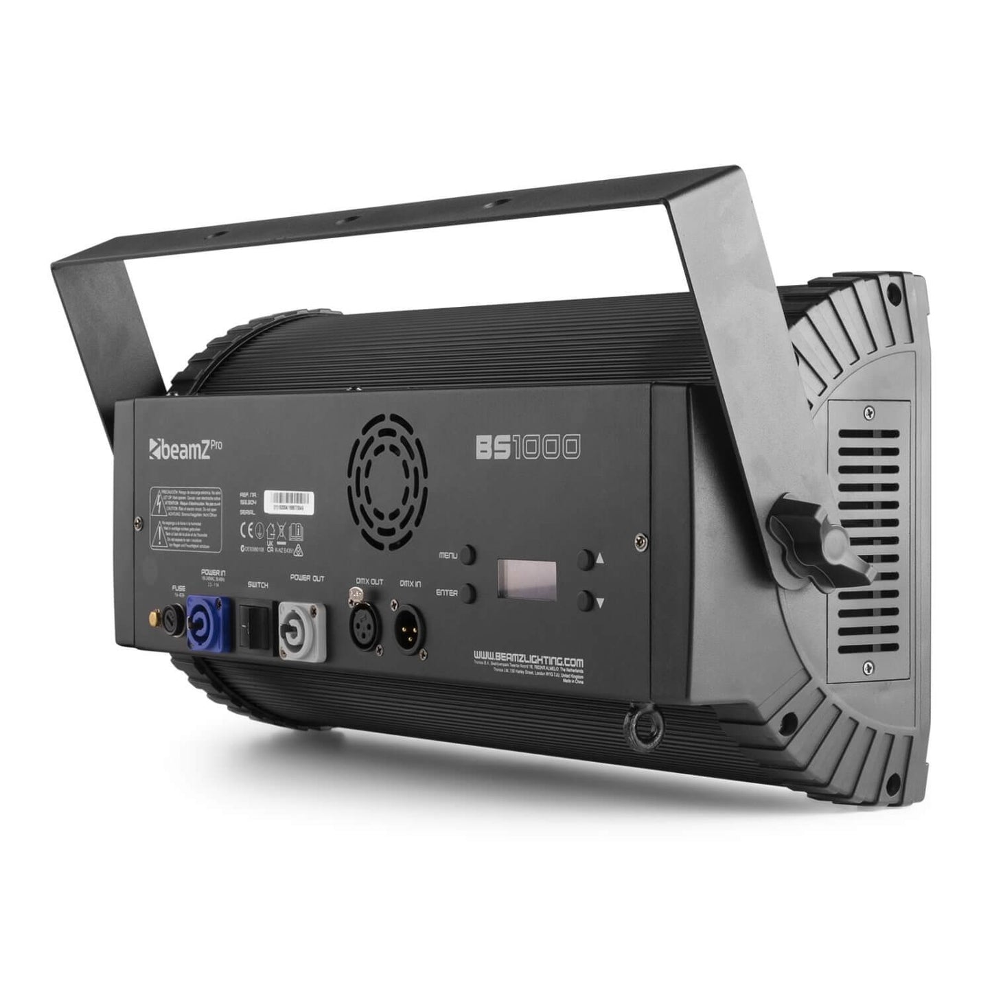 Beamz BS1000 Cool White LED Strobe - Image of the product showcasing cool white LED strobe lighting.