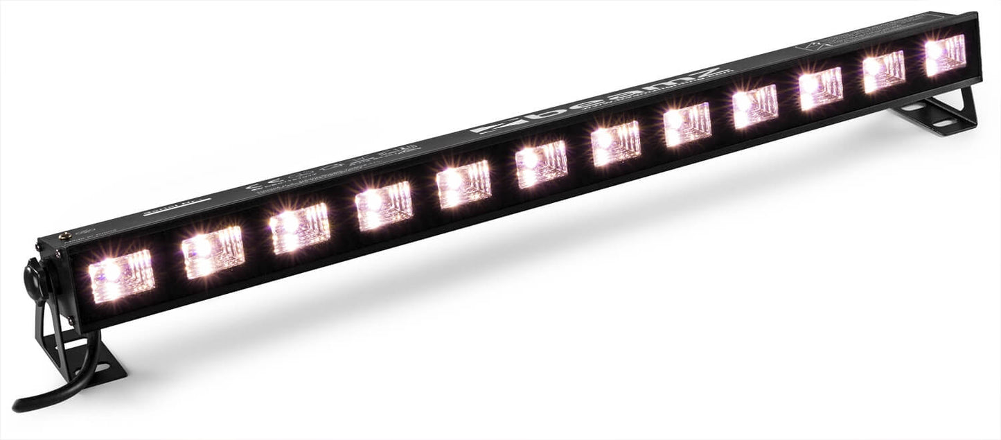 Beamz BUVW123 12x3W UV/White 2-in-1 LED Bar image