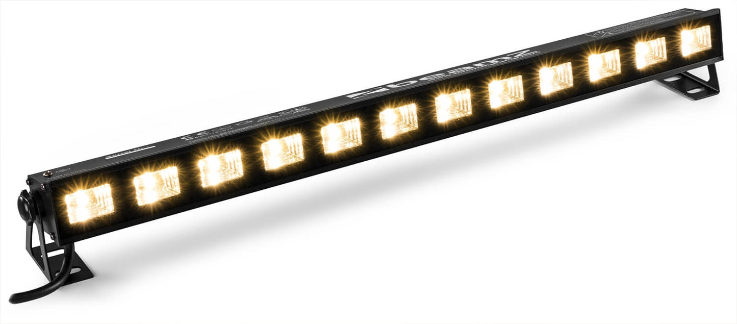 Beamz BUVW123 12x3W UV/White 2-in-1 LED Bar image