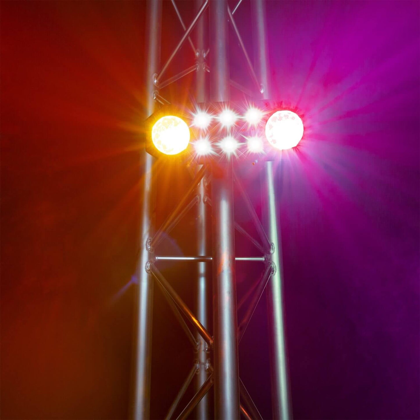 Beamz STROBEMOON 2-in-1 Party Effect image showcasing the product features.