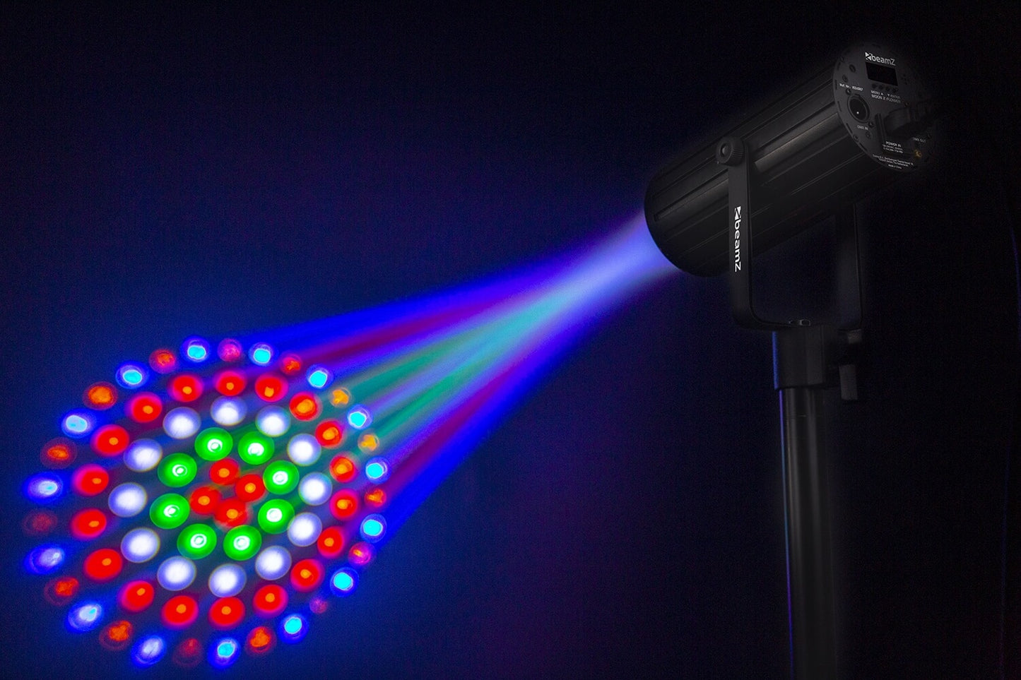Beamz MOON-2 72x5mm RGBAW LED Moon Flower with DMX image