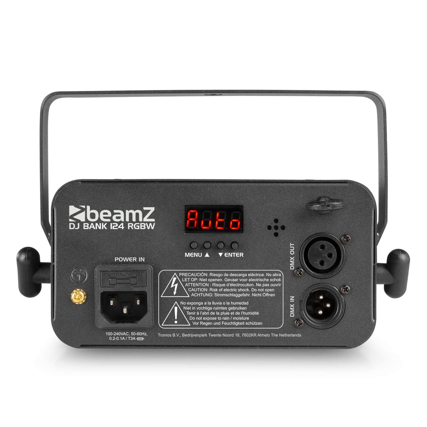 Beamz DJ BANK 124 12x4W RGBW LED Fixture with DMX and IRC