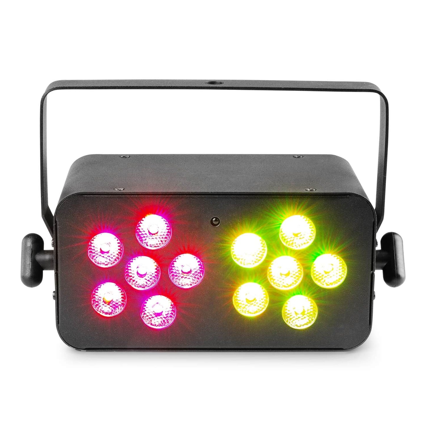 Beamz DJ BANK 124 12x4W RGBW LED Fixture with DMX and IRC - Side View