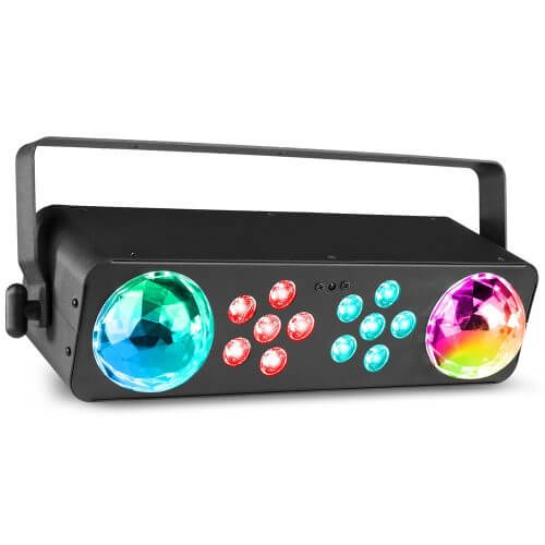 BEAMZ LightBox7 2-in-1 Party Effect DMX lighting fixture featuring high power PAR and moonflower effects.