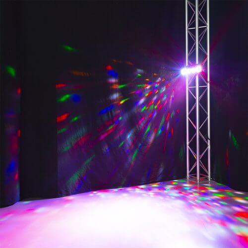 BEAMZ LightBox7 2-in-1 Party Effect DMX lighting fixture featuring high power PAR and moonflower effects.