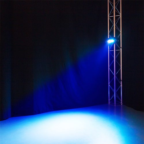 BEAMZ LightBox7 2-in-1 Party Effect DMX featuring high power PAR and moonflower lighting fixture for vibrant party lighting.