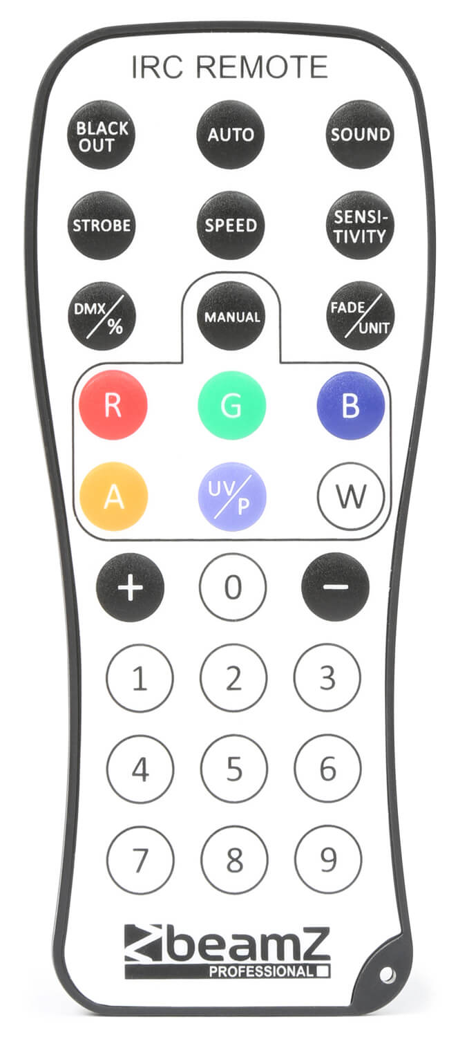 Beamz LED SHOWBAR with 2 PARs, 2 Butterflies, RG Laser, White Strobe, DMX and IRC - Product Image