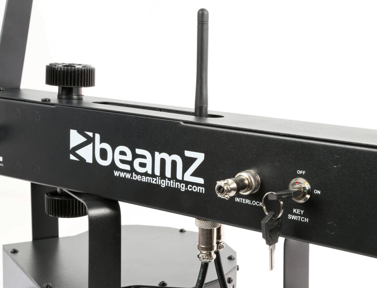 Beamz LED SHOWBAR with 2 PARs, Butterflies, RG Laser, White Strobe - Product Image