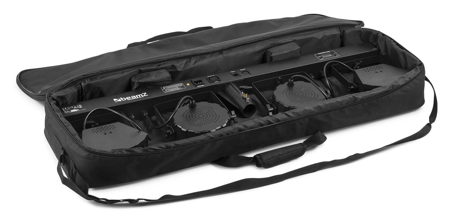 Beamz LED SHOWBAR FREE with 2 PARs (4x4-in-1), 2 Derbies, and IRC image