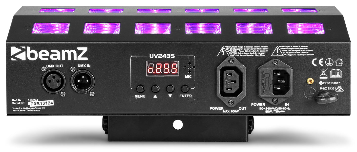Beamz BUV463 UV Strobe 24X 3W - High-Performance Lighting