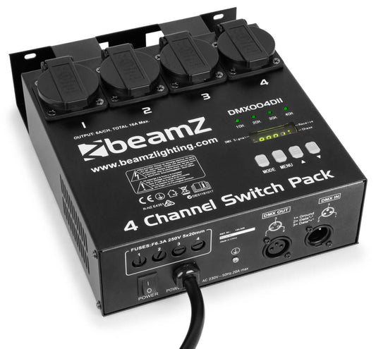 Beamz DMX512 4-Channel DMX Switchpack product image