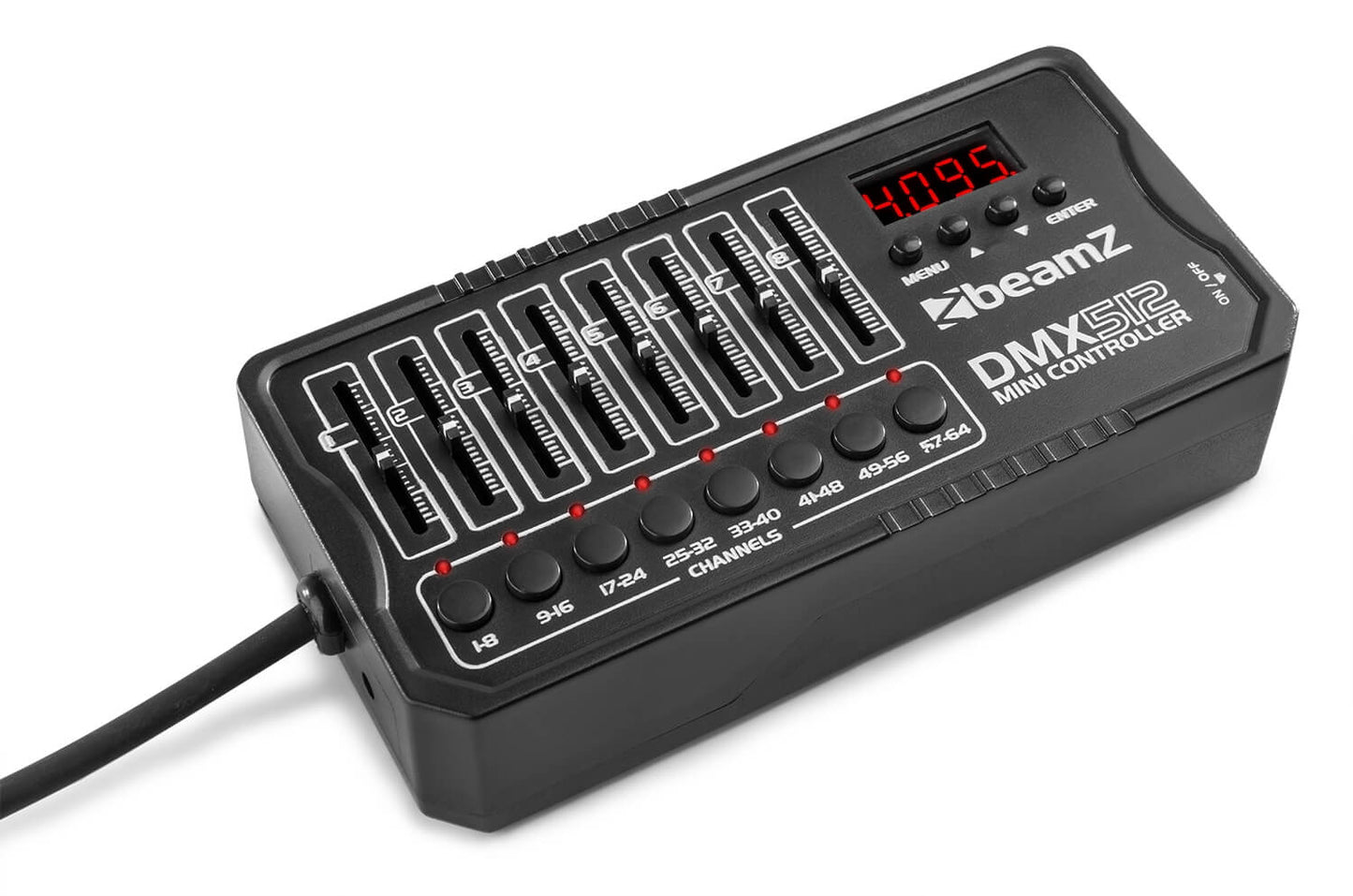 Beamz DMX-512 Mini Controller product image from side angle