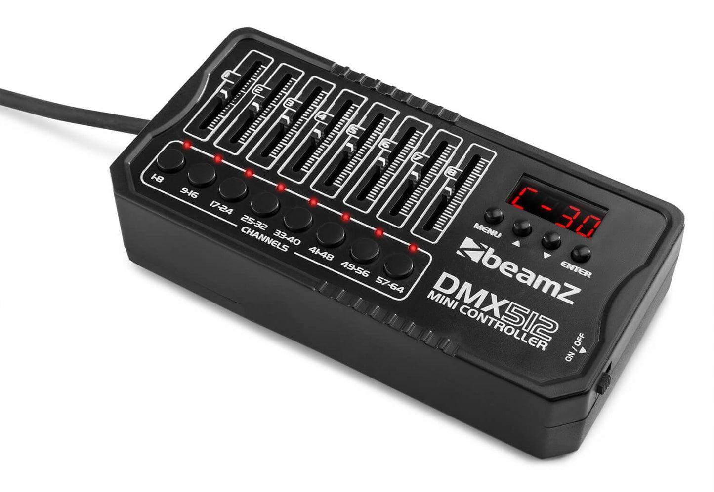 Beamz DMX-512 Mini Controller side view image