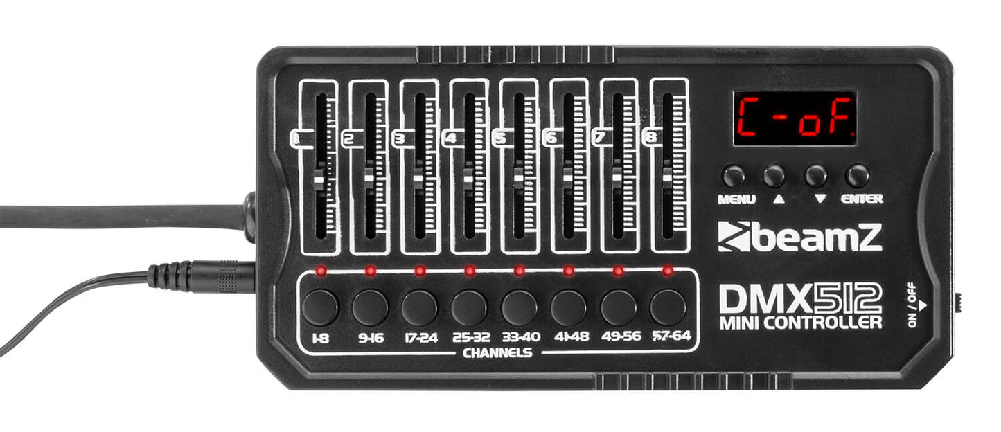 Beamz DMX-512 Mini Controller side view image