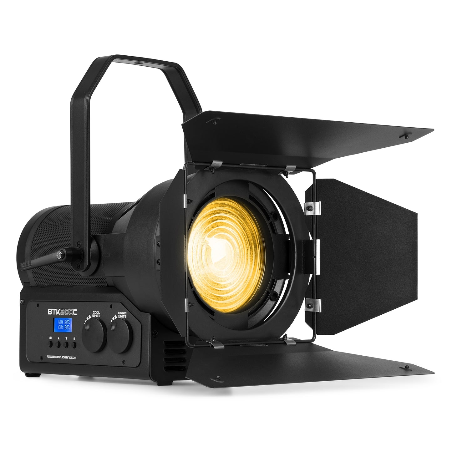 Beamz BTK200C 200W LED Fresnel Manual Zoom - Cool/Warm