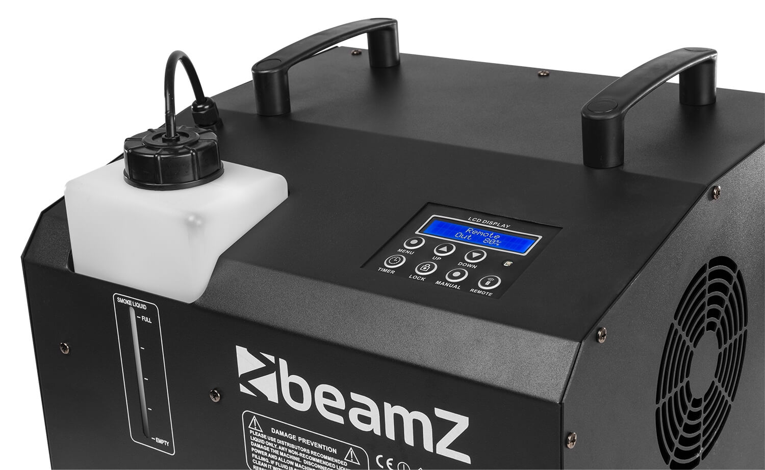 Image of Beamz SB2000LED 2000W Smoke & Bubble Machine with RGB LEDs and DMX