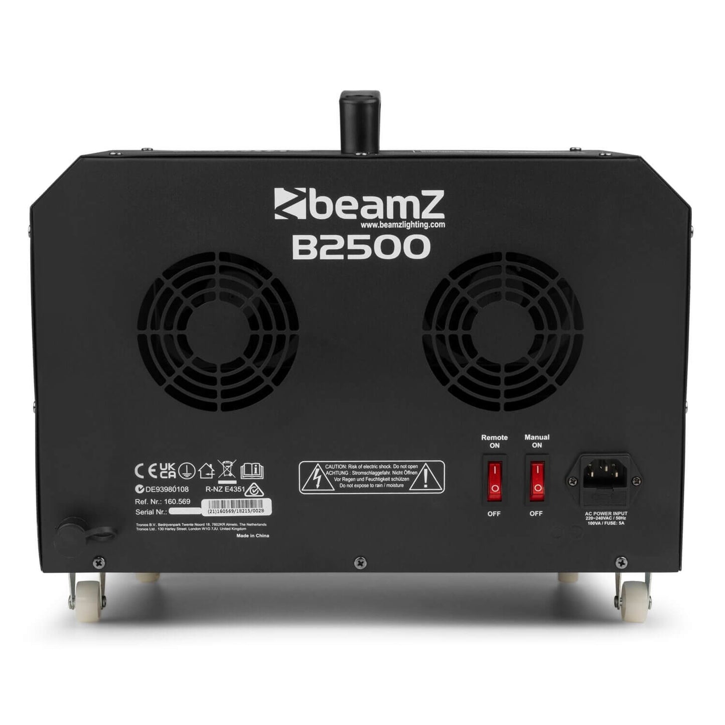 Beamz B2500 Double Bubble Machine product image