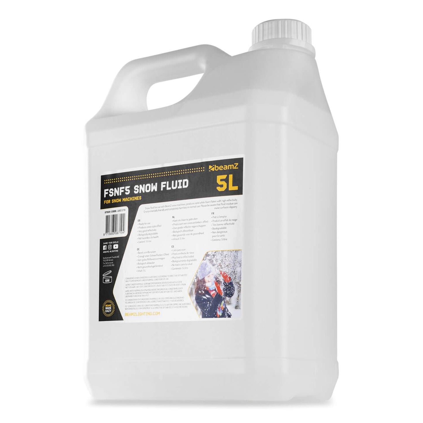 Beamz FSNF5 5L Snow Liquid image