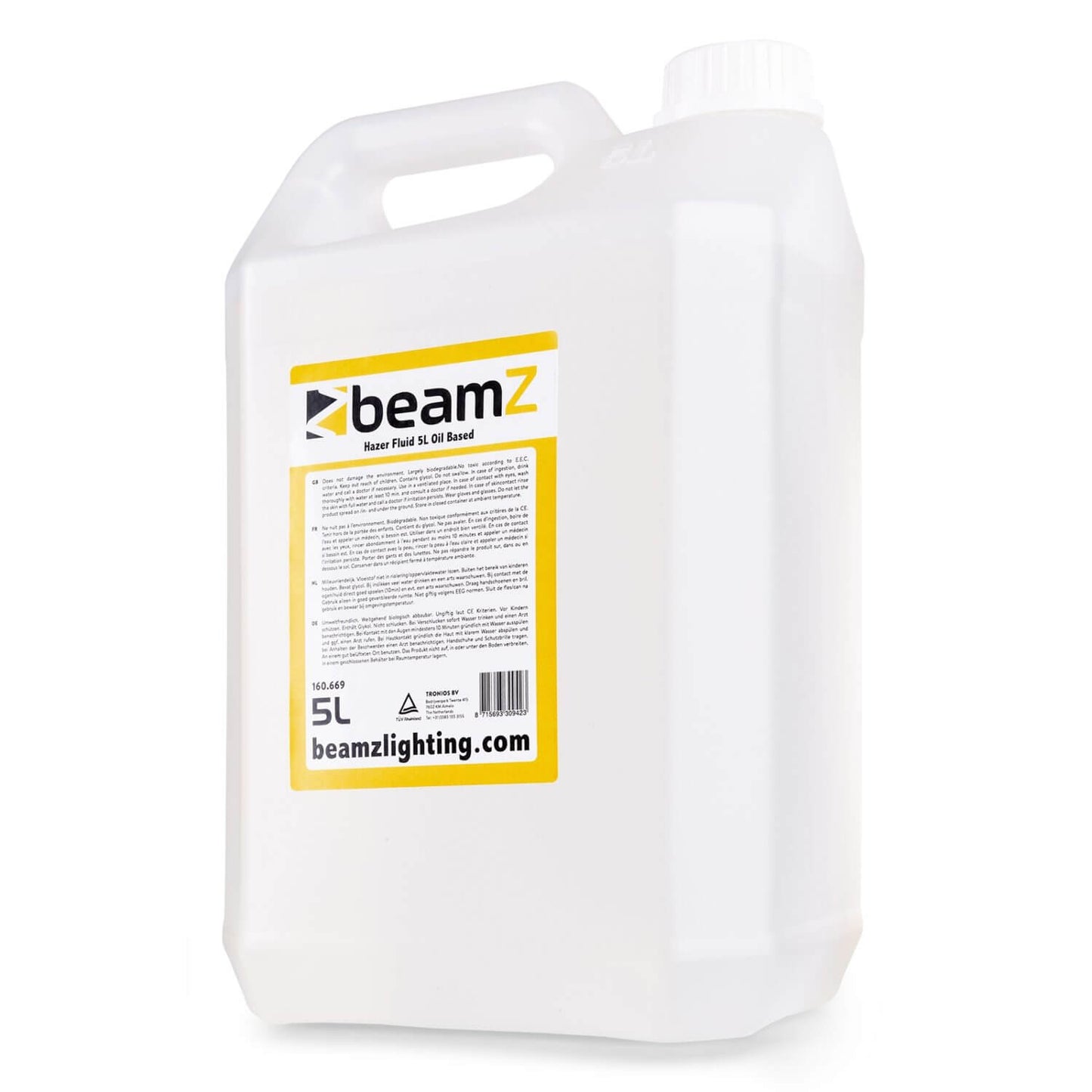 Beamz 5L Oil-Based Haze Liquid - Product Image
