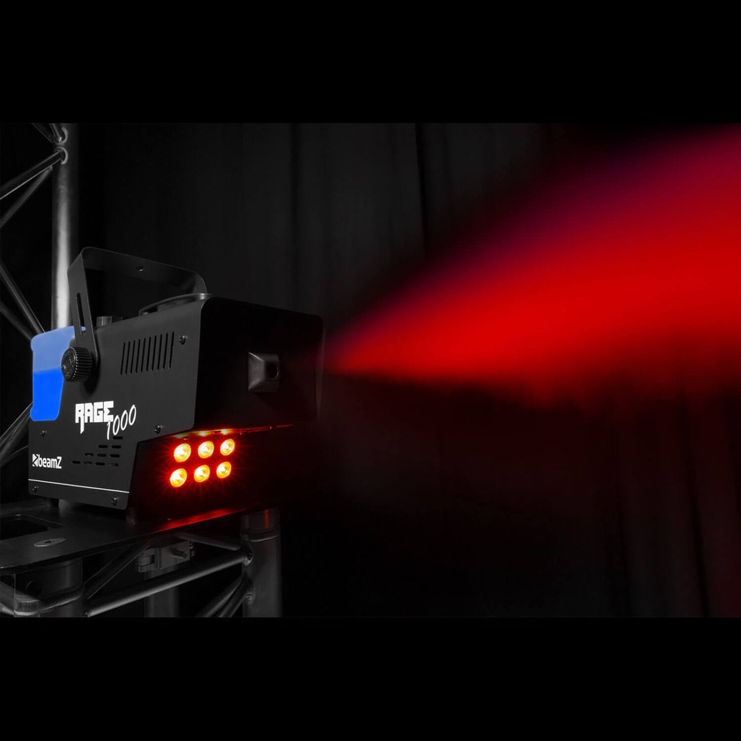 Beamz RAGE1000LED Smoke Machine with Timer Control and 6x3W 3-in-1 LEDs image