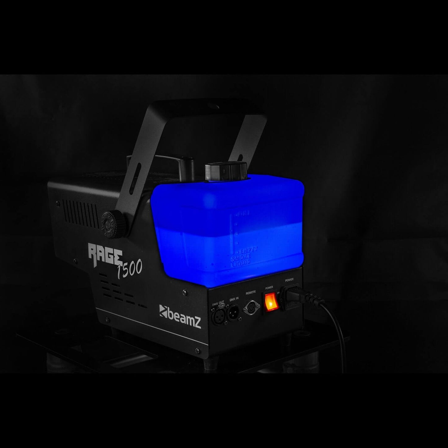 Beamz RAGE1500LED Smoke Machine with Timer Control and 6x3W 3-in-1 LEDs image