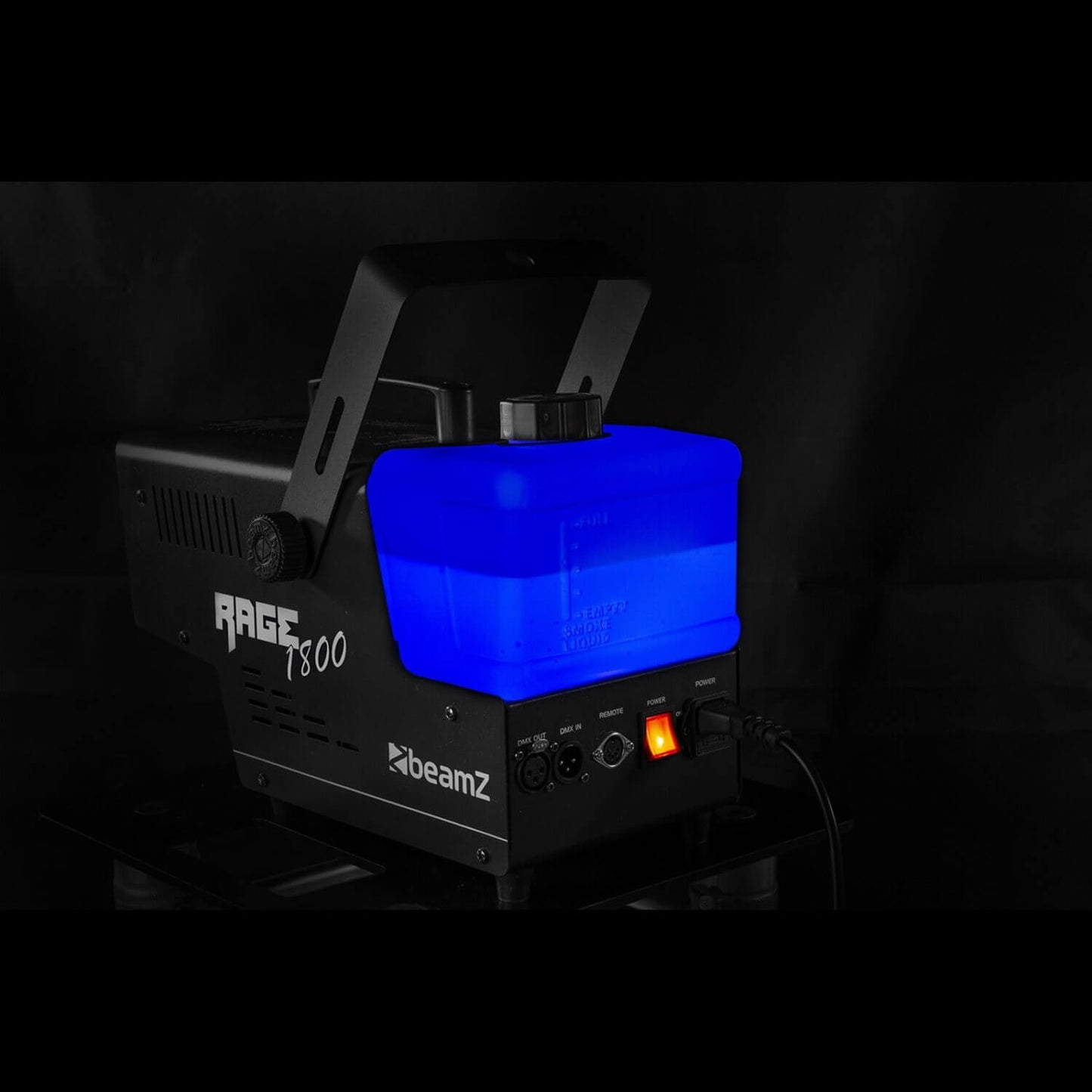 Beamz RAGE1800LED Smoke Machine with Timer Control and 6x4W 4-in-1 LEDs image