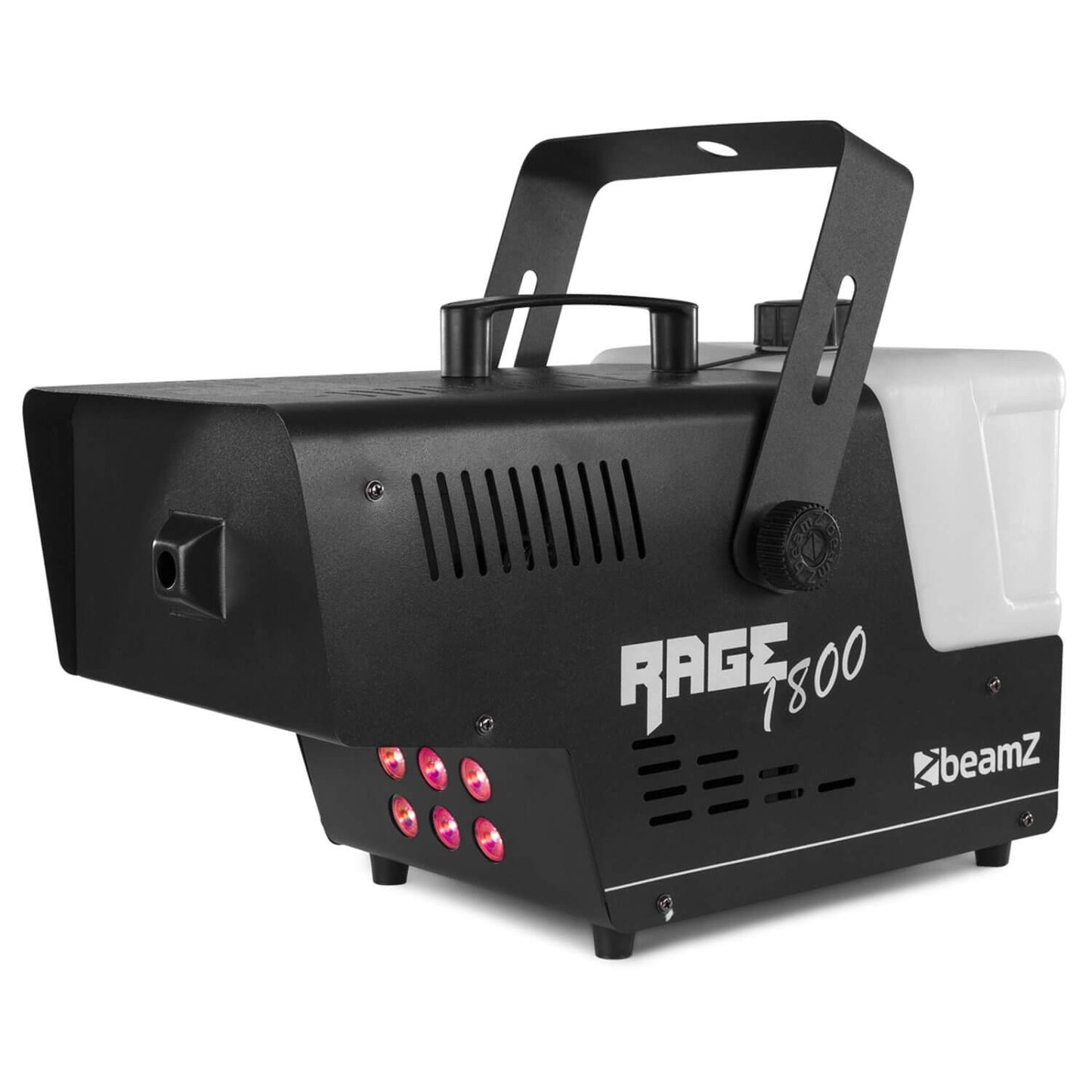 Beamz RAGE1800LED Smoke Machine with Timer Control and 6x4W 4-in-1 LEDs