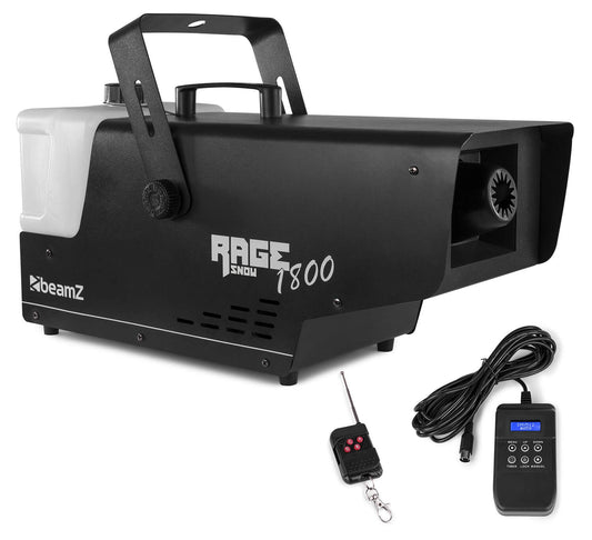 Beamz RAGE1800 Snow Machine with Wireless and Timer Controller image