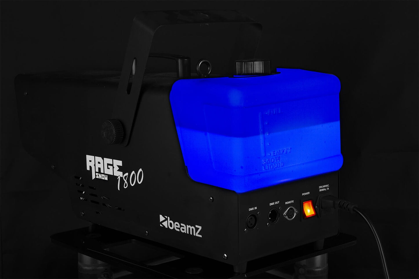 Beamz RAGE1800 Snow Machine with Wireless and Timer Controller image