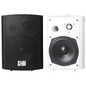 FILO BC5A-B Active Stereo Speaker Set featuring 5.25 inch 2-way speakers in black with 20W RMS power.