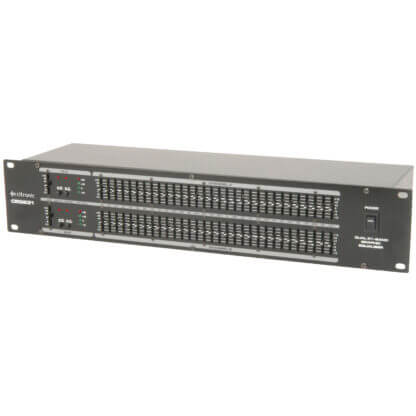 Citronic CEQ231 Dual 31-Band Graphic Equaliser for professional audio control.