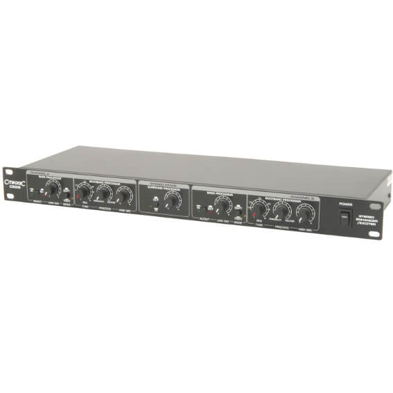 Citronic CE22 Stereo Enhancer and Exciter, a professional audio rack mount unit designed for enhancing audio quality.
