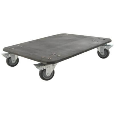 Citronic heavy duty dolly with castors designed for 19 inch flightcases.