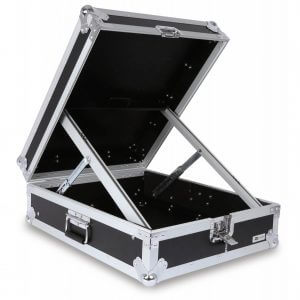 Power Dynamics PDFU12 19-Inch Mixer Flightcase 12U, a durable and portable protective case for mixers and controllers.